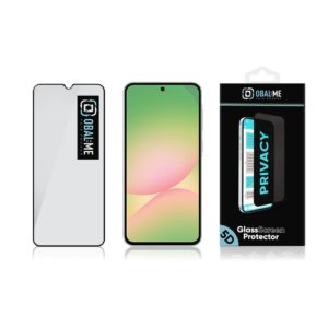 OBAL:ME Privacy 5D Apsauginis stiklas Screen Protector skirtas Samsung Galaxy A37 5G/A57 5G Black - Image 2