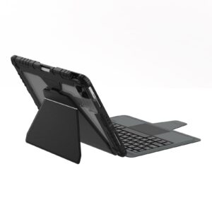 Nillkin Bumper Link Keyboard dėklas (Backlit Version) for iPad Air 4/5/10.9 2020/11 2024/2025/Pro 11 2020/2021/2022 Black