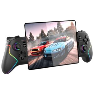 iPega 9122 Wireless Stretching RGB Gamepad for Android/iOS/PS3/PS4/PC Black - Image 2