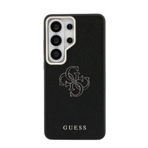 Guess PU 4G Resin Metal Logo dėklas skirtas Samsung Galaxy S26 Ultra juodos spalvos - Image 2
