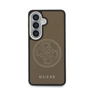 Guess PU Perforated 4G Logo Magnetic dėklas skirtas Samsung Galaxy S26 rudos spalvos - Image 2