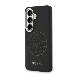 Guess PU Perforated 4G Logo Magnetic dėklas skirtas Samsung Galaxy S26 juodos spalvos