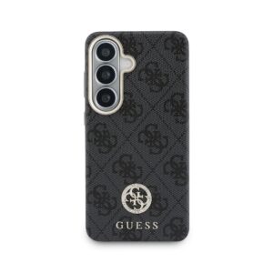 Guess PU Leather 4G Strass Logo Gold Frame Magnetic dėklas skirtas Samsung Galaxy S26 juodos spalvos - Image 2