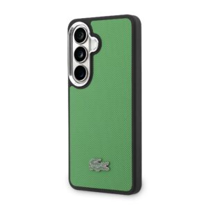 Lacoste Petit Pique Metal Logo Magnetic dėklas skirtas Samsung Galaxy S26+ Estragon Green