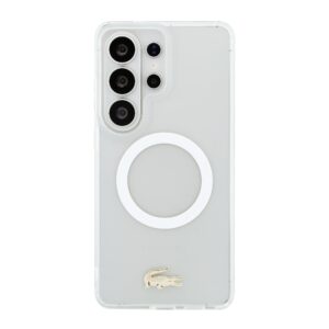 Lacoste PC/TPU Frosted Finish Gold Logo Magnetic dėklas skirtas Samsung Galaxy S26 Ultra White - Image 2