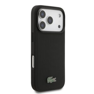 Lacoste Iconic Petit Pique MagSafe dėklas + Wallet skirtas Apple iPhone 17 Pro juodos spalvos - Image 2