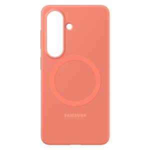 EF-ES942COE Samsung Silicone Magnet dėklas skirtas Samsung Galaxy S26 Coral Red - Image 2