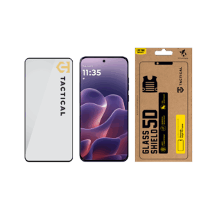 Tactical Apsauginis stiklas Shield 5D for Motorola Edge 70 Fusion Black - Image 2