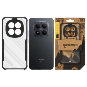 Tactical Quantum Stealth dėklas skirtas Xiaomi Redmi Note 15 Pro Clear/juodos spalvos - Image 2