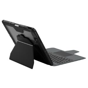 Nillkin Bumper Link Keyboard dėklas (Backlit Version) skirtas Apple iPad Pro 12.9 2020/2021/2022/ Air 13 2024/2025 juodos spalvos