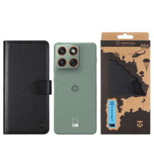 Tactical Field Notes dėklas skirtas Motorola Edge 70 juodos spalvos - Image 2