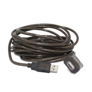 Gembird USB A/USB A M/F 5m USB kabelis USB 2.0 Juoda - Image 2