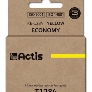 Actis KE-1284 rašalas (Epson T1284 pakaitalas; standartinis; 13 ml; geltonas)