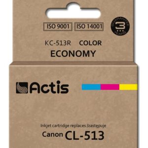 Actis KC-513R rašalas (Canon CL-513 pakaitalas; standartinis; 15 ml; spalvotas)