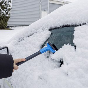 MURSKA ice scraper, "L" (38 cm) with brass blade and squeegee, made in Finland - Image 3