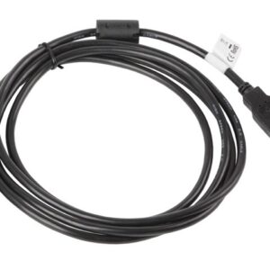 Lanberg CA-USBA-11CC-0018-BK USB kabelis USB 2.0 1,8 m USB B Juoda