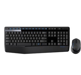 Logitech 920-006489 klaviatūra Pelė įskaityta Universalus Radijo dažnio belaidė QWERTY Anglų Juoda