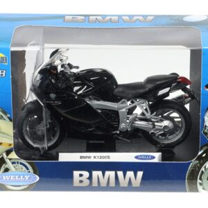 Modeliukas 1:18, BMW K1200S, juodos spalvos - Image 4