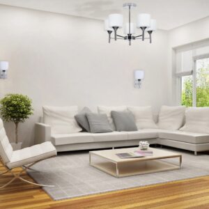 Klasikinis šviestuvas pakabinamas lubų šviestuvas Activejet MIRA Chrome 5xE27 gyvenamajam kambariui - Image 3