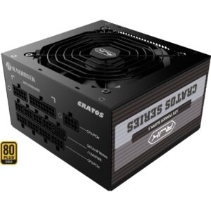 Raijintek CRATOS 1000 BLACK, 1000W, 80PLUS Gold, ATX 3.1, PCIe 5.1