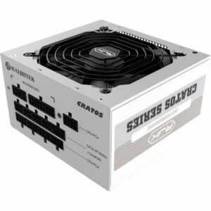 Raijintek CRATOS 1200 WHITE, 1200W, 80PLUS Gold, ATX 3.1, PCIe 5.1