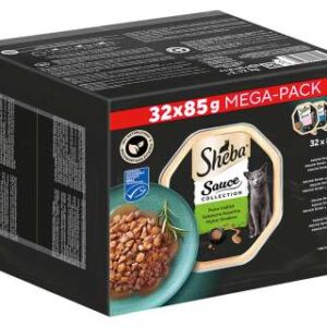 SHEBA Tacka Sos Kacz/Kur/Łos/Tuń 32x85g