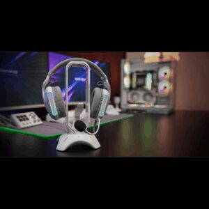 Mars Gaming MH-Pro White Gaming Headset with Microphone - Image 2