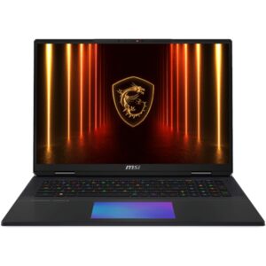 Nešiojamas kompiuteris MSI Titan 18 HX A2XWJG / Intel Core Ultra 9 285HX / 96GB RAM / 6TB SSD / 18" UHD+ 120Hz / NVIDIA GeForce RTX 5090 / Windows 11 Pro / US išdėstymas / Core Black