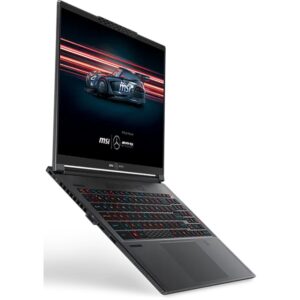 Nešiojamas kompiuteris MSI Stealth A16 MercedesAMG AI+ A3XWGG Ryzen AI 9 / 32GB RAM / 1TB SSD / 16" OLED QHD+ 240Hz / GeForce RTX 5070 / Windows 11 Pro / US išdėstymas /  (Selenite Gray) - Image 4