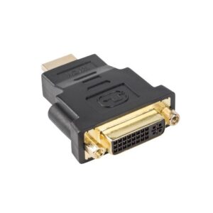 Lanberg AD-0014-BK cable gender changer HDMI DVI-D (F) (24 + 5) Juoda