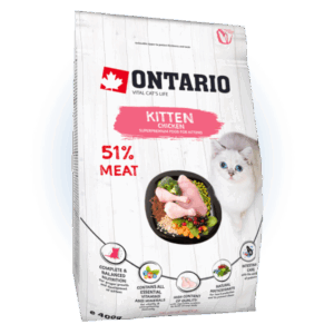 Ontario Kitten Chicken 0,4kg (Kačiukams su vištiena)
