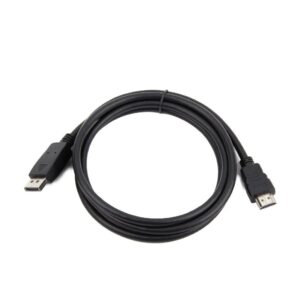 Gembird DisplayPort - HDMI, 1m HDMI A tipo (standartinis) Juoda