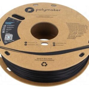 "3D Plastikas - Filamentas TPU-95A PolyFlex juodos spalvos | 1.75 mm, 0.75kg | Polymaker