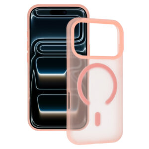Tel Protect Mist Matte Magsafe dėklas skirtas Apple iPhone 16 Pro Max rožinės spalvos oranžinės spalvos