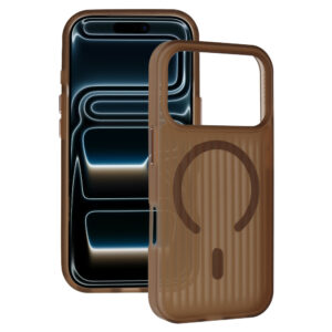 Tel Protect Twist Magsafe dėklas skirtas Samsung Galaxy S25 coffee brown
