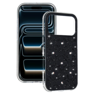 Flower dėklas skirtas Samsung Galaxy S26 juodos spalvos