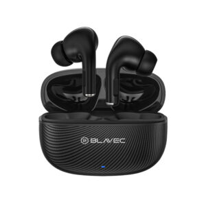 Blavec ausinės Bluetooth TWS BW-02 Carbon (BW02-B) juodos spalvos