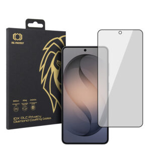 Apsauginis stiklasTel Protect 10X Privacy DLC Diamond Coating skirtas Samsung Galaxy S26 (with fingerprint unlock)