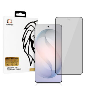 Apsauginis stiklas Tel Protect 10X Privacy Titanium skirtas Samsung Galaxy S26 (with fingerprint unlock)
