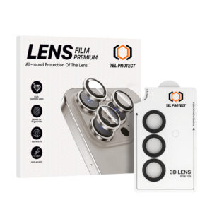 Apsauginis stiklas Tel Protect 3D Lens skirtas Samsung Galaxy S26 black (objektyvui 3 vnti)