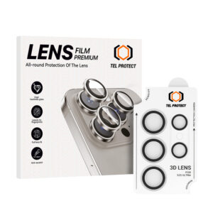 Apsauginis stiklas Tel Protect 3D Lens skirtas Samsung Galaxy S26 Ultra transparent (objektyvui 5 vnt)