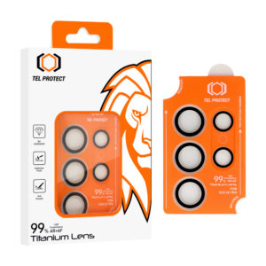 Apsauginis stiklas Tel Protect Titanium Lens 99% AR skirtas Samsung Galaxy S26 Ultra transparent (objektyvui 5 vnt)