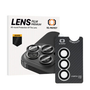 Apsauginis stiklas Tel Protect 3D Lens Aramid Series skirtas Samsung Galaxy S26 (objektyvui 3 vnti)