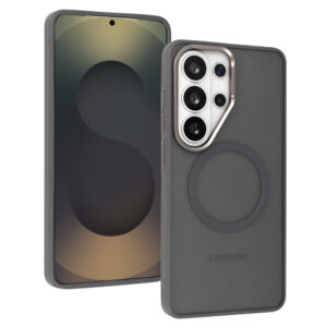 Liavec Soft dėklas Metal Frame skirtas Samsung Galaxy S26 grey