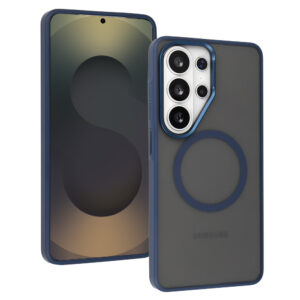 Liavec Soft dėklas Metal Frame skirtas Samsung Galaxy S26 blue