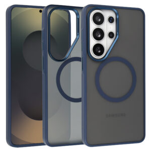 Liavec Soft dėklas Metal Frame skirtas Samsung Galaxy S26 Ultra blue - Image 1