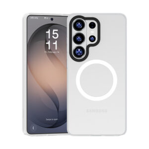 Benks Magnetic Lucid Armor dėklas (A050) skirtas Samsung Galaxy S26 Ultra baltos spalvos