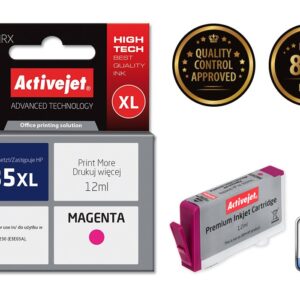 Activejet AH-935MRX rašalas (pakaitinis HP 935XL C2P25AE; Premium; 12 ml; raudonos spalvos) - Image 2