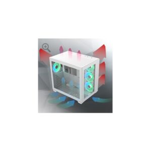 Raijintek Kompiuterio korpusas Paean C7 TG4, baltos spalvos - Image 2
