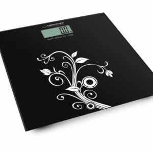 Esperanza EBS003 asmeninės svarstyklės Elektroninės vonios svarstyklės Kvadratas Juoda, Balta